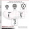 Service Caster 6 Inch V-Groove Semi Steel Caster Set with Ball Bearings 2 Brakes 2 Rigid SCC SCC-20S620-VGB-TLB-2-R-2 - alternate 5